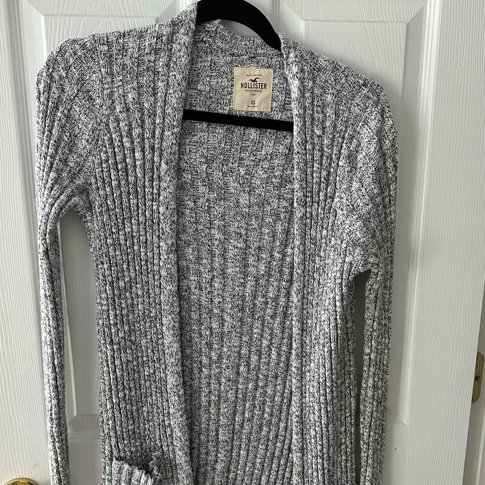 Hollister Grey Cardigan XS